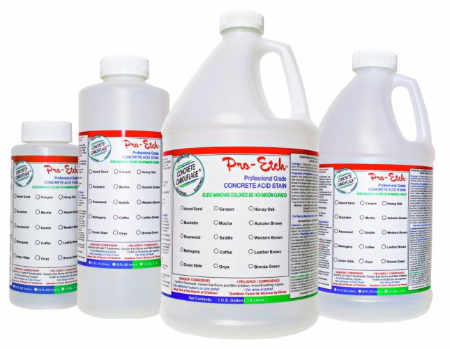 pro-etch concrete stain