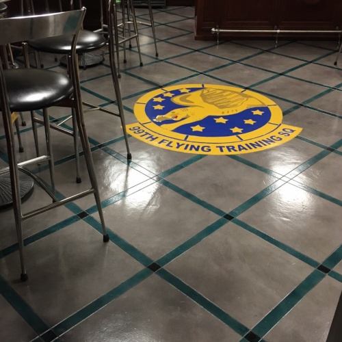 concrete tile look
